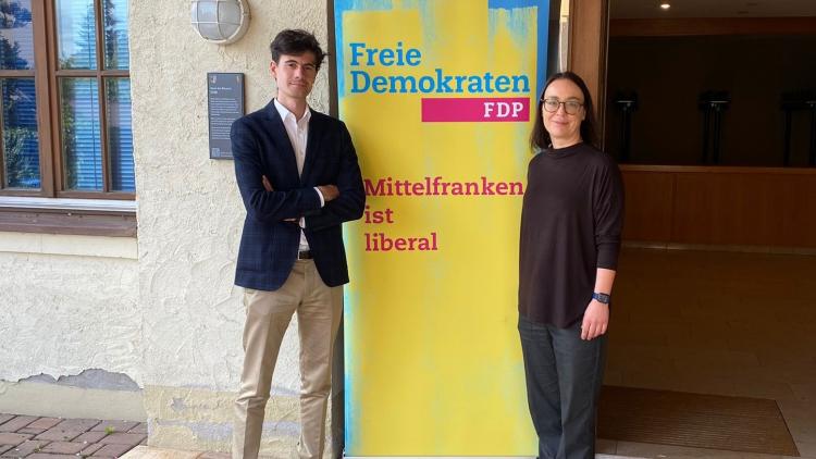 Luca Brambrink, Birgit Wegner, FDP Nürnberg