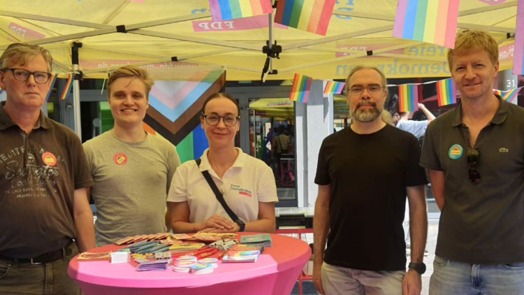 Infostand FDP Nürnberg CSD 2024